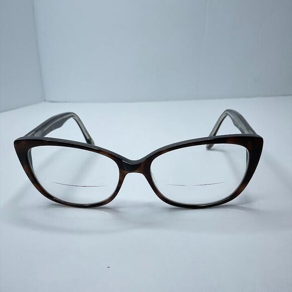 Lulu Guinness Eyeglasses Cat Eye Brn Tortoise Leopard Frames LG74 TOR 53 15 135 - Picture 1 of 6